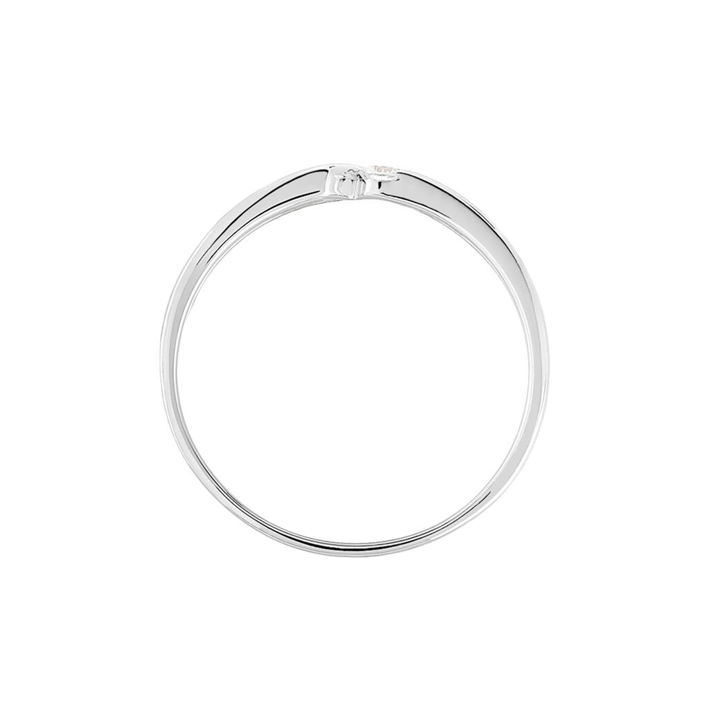 Bague Solitaire Anilie Or Blanc Diamant