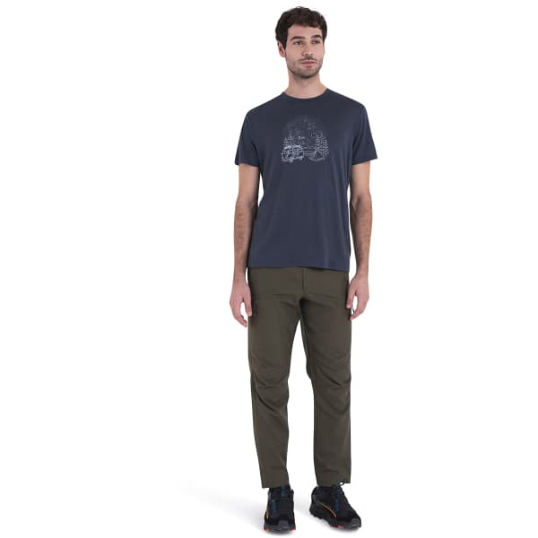 T-shirt randonnée ICEBREAKER M MERINO 150 TECH LITE III SS TEE VAN CAMP GRAPHITE