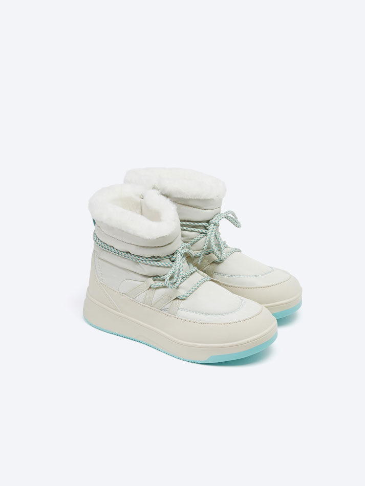 Bota forrada - Cru