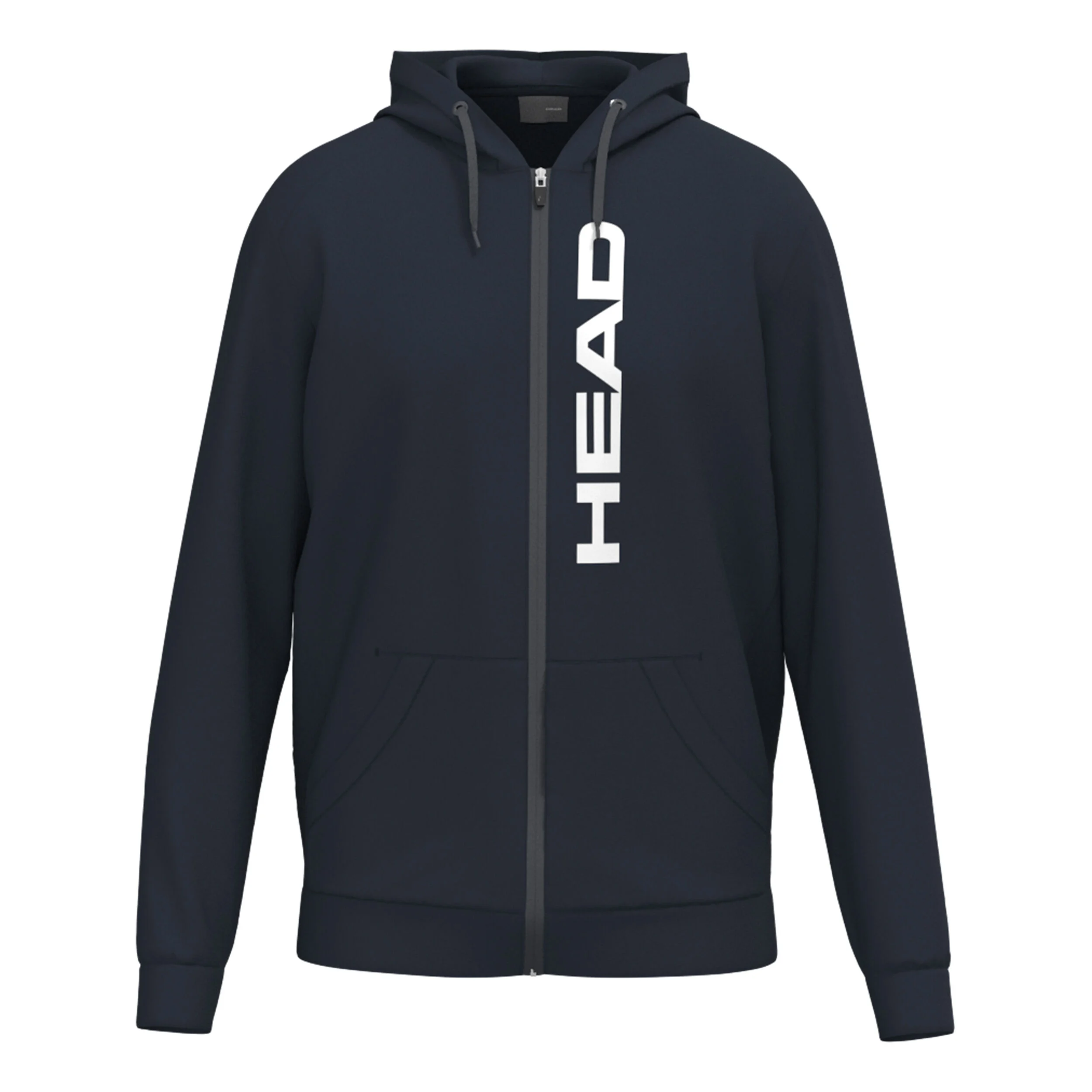 HEAD Club Original Full Zip Gilet En Coton Hommes - Bleu Foncé