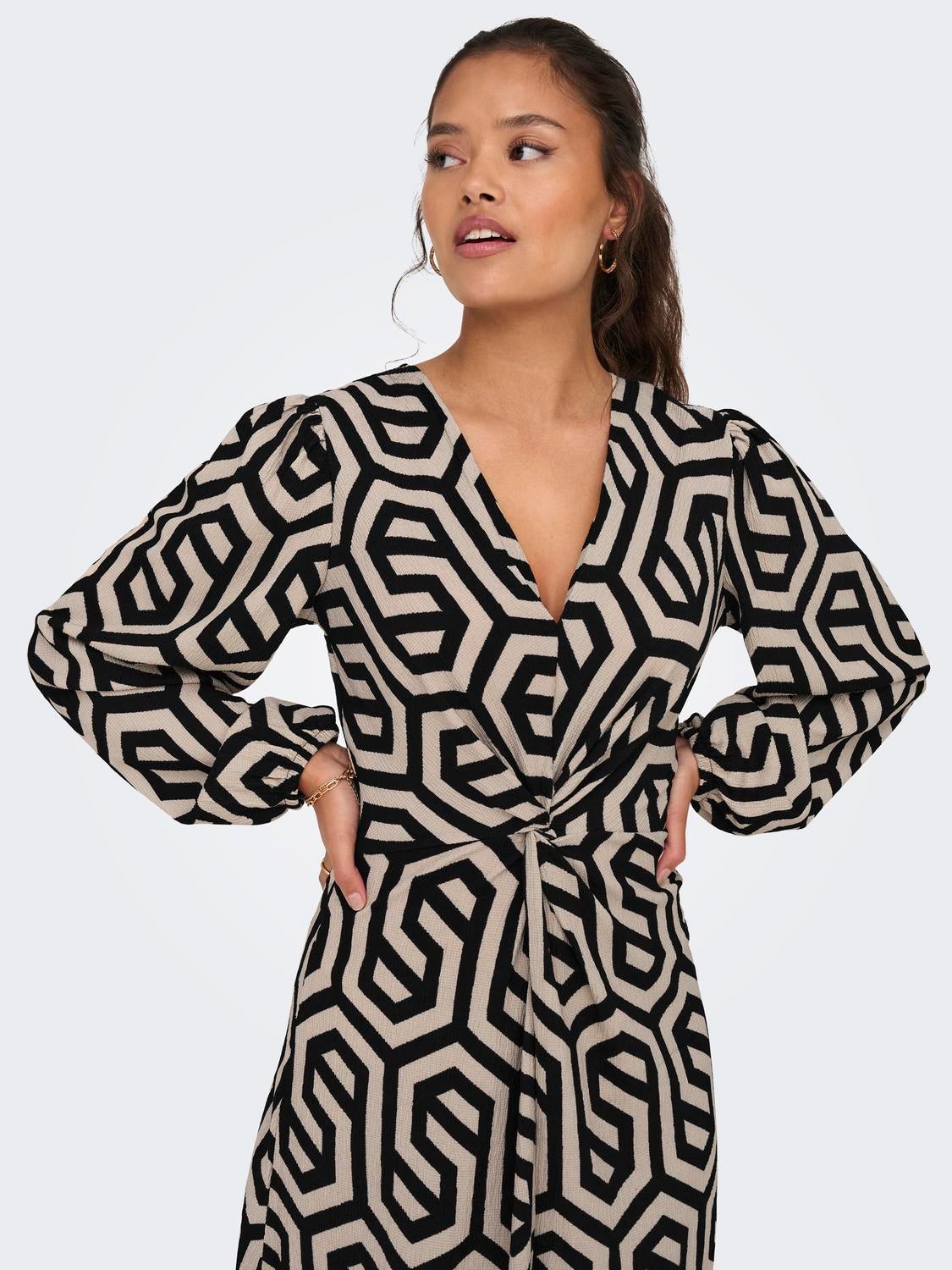 JDYJULIA Langes Kleid Eggnog