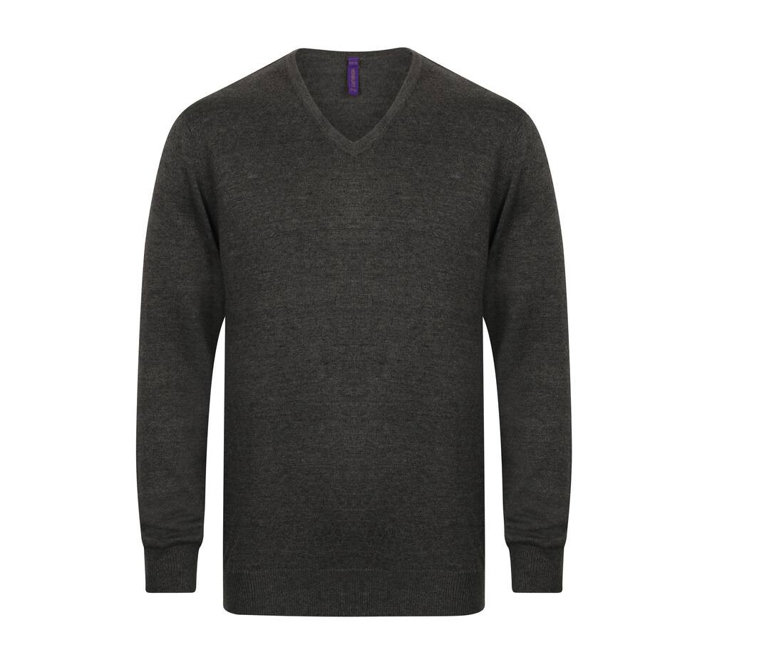 HENBURY HY720 - Pull Col V Élégant pour Homme Henbury