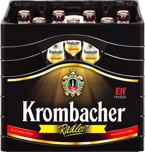 Krombacher Radler Alkoholfrei 11x0,5 l (MEHRWEG)