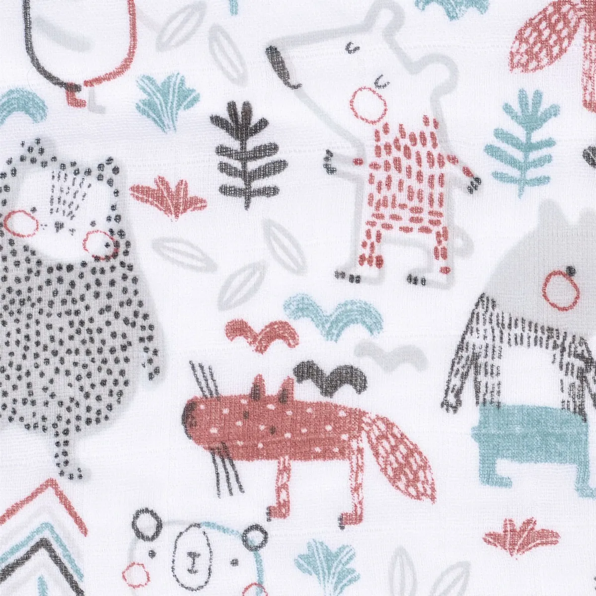 Perlimpinpin Couverture Mousseline - Ours