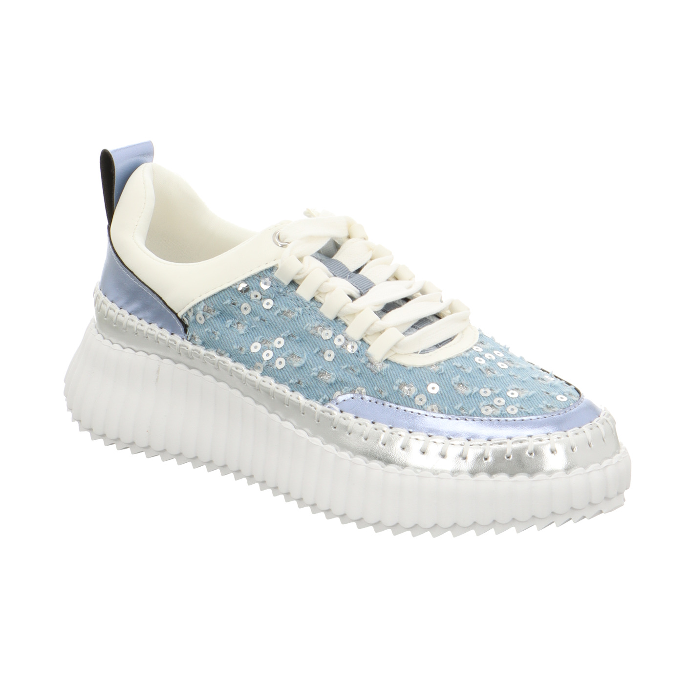 Textil-Sneaker blau