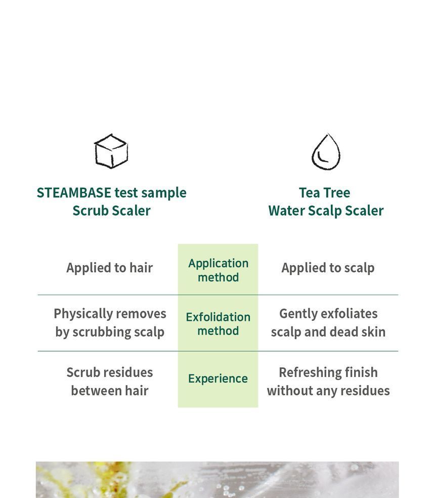 STEAMBASE - Tea Tree Scalp Water Scaler Navulling
