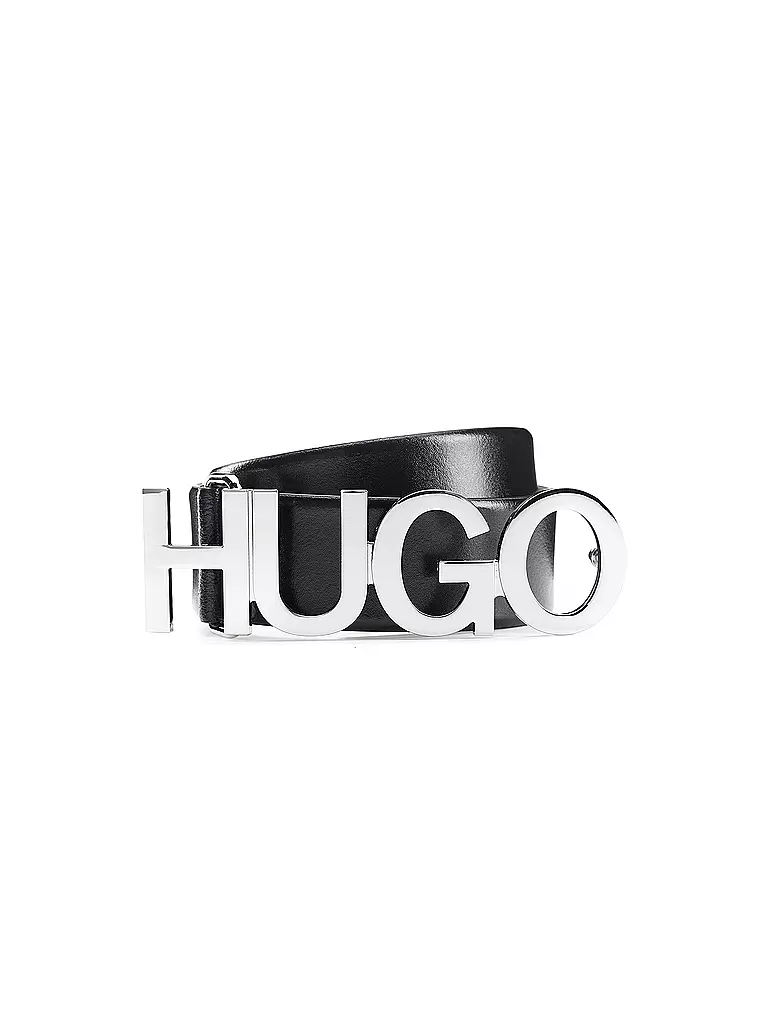 HUGO Ledergürtel Zula schwarz
