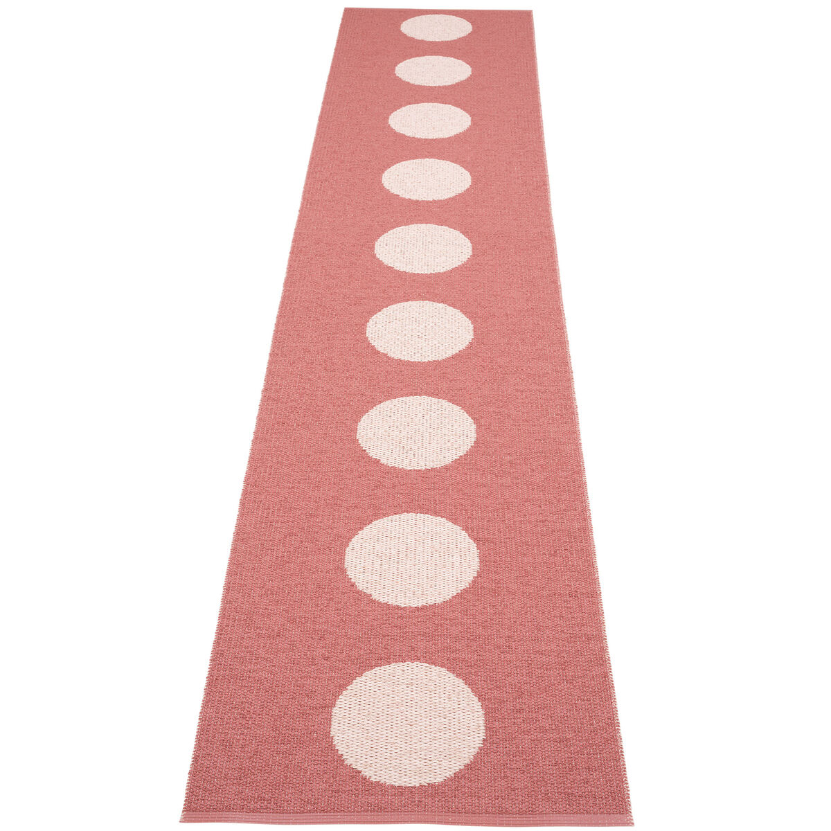 Pappelina Vera Pop teppe 70 × 360 cm, blush/pink