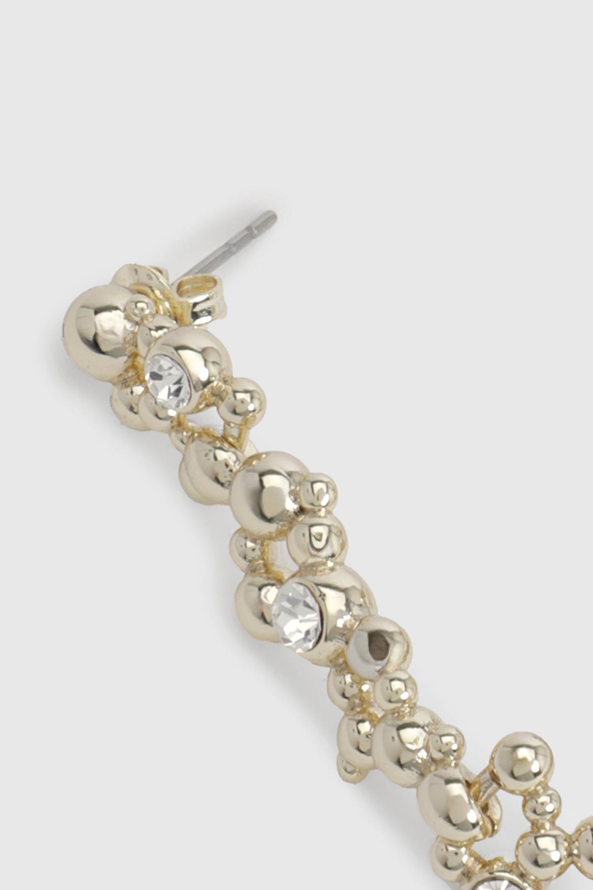 KarenMillen Boucles d'Oreilles Pendantes Cristal Evolution