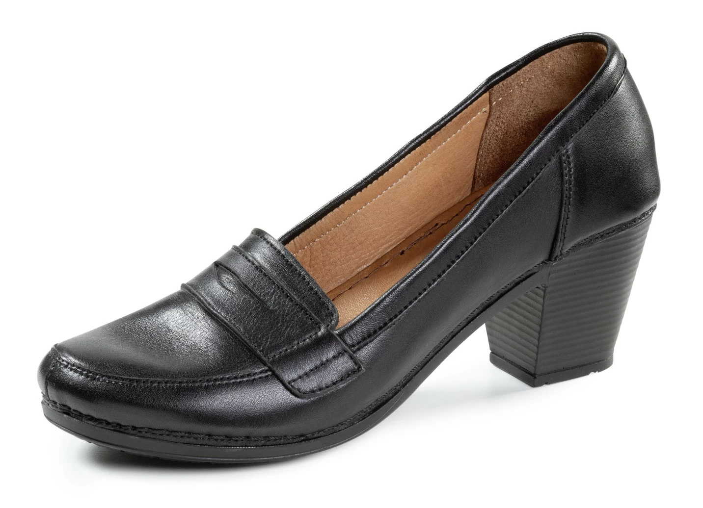 Gemini Pumps aus teilweise schattiertem Rind-Nappaleder