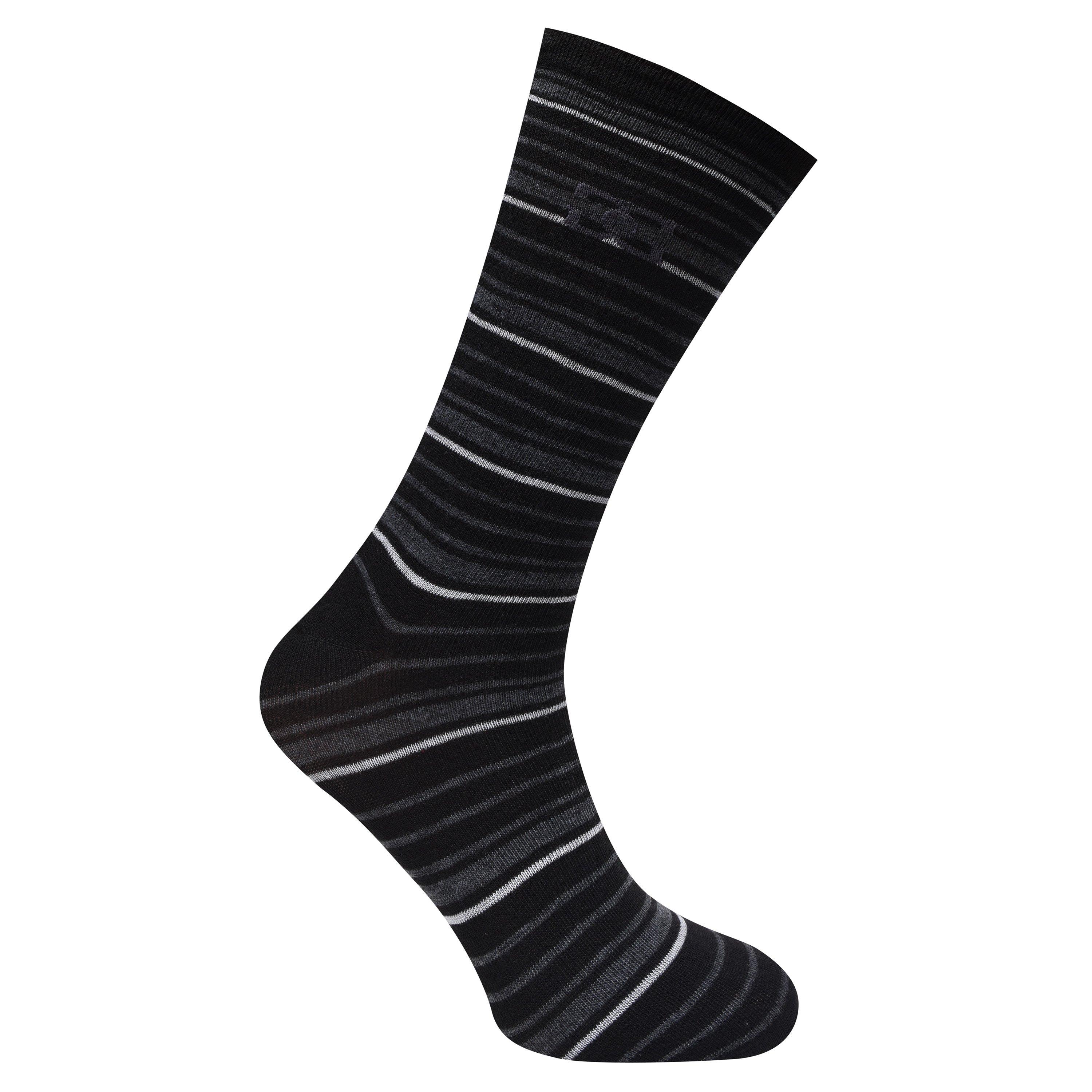 Giorgio 4 Pack Striped Socks Mens