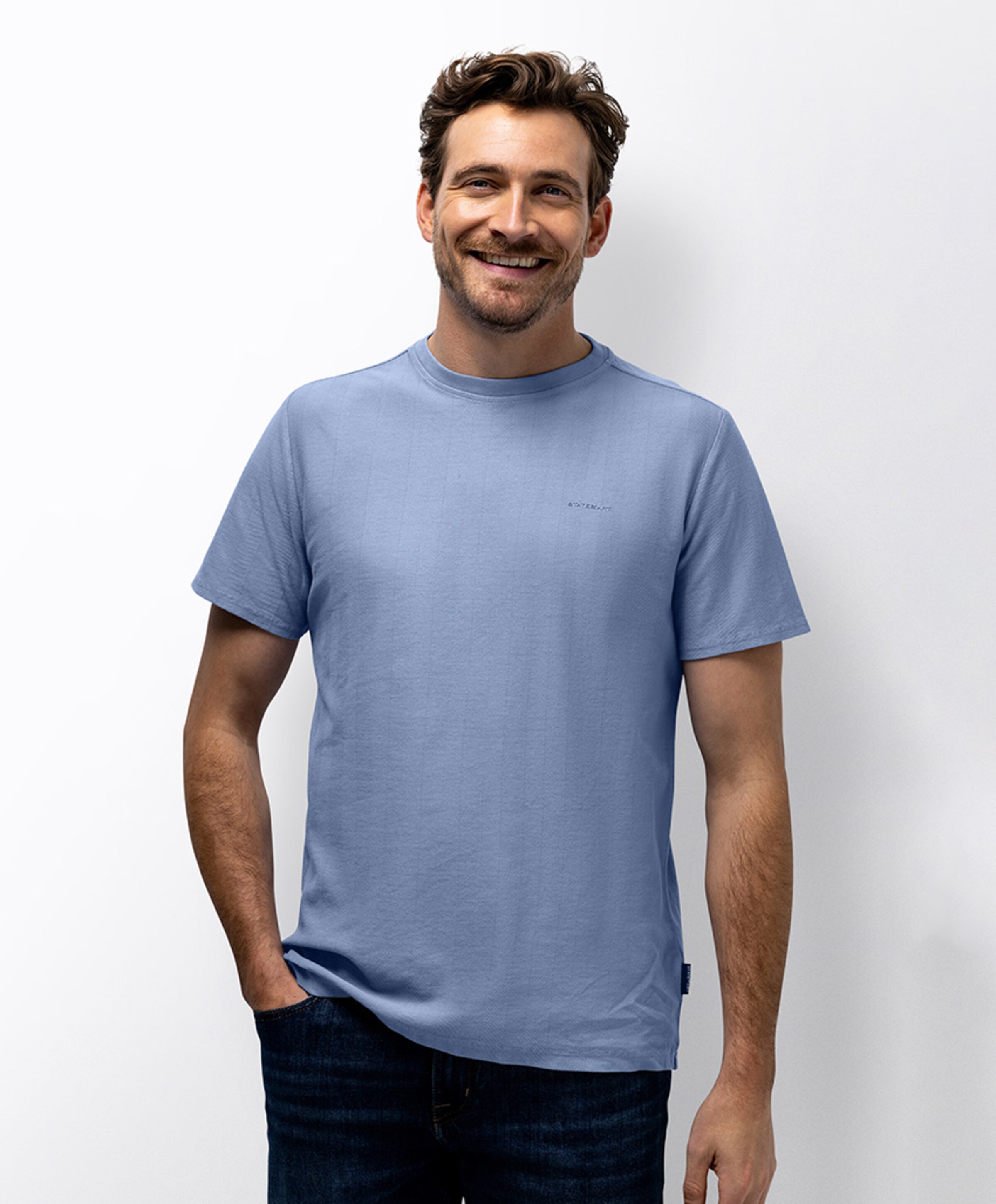 State of Art Heren T-shirt blauw