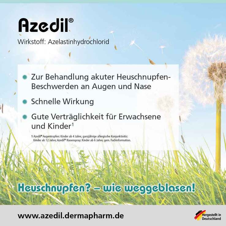 Azedil® mit Azelastin Augentropfen, 6 ml