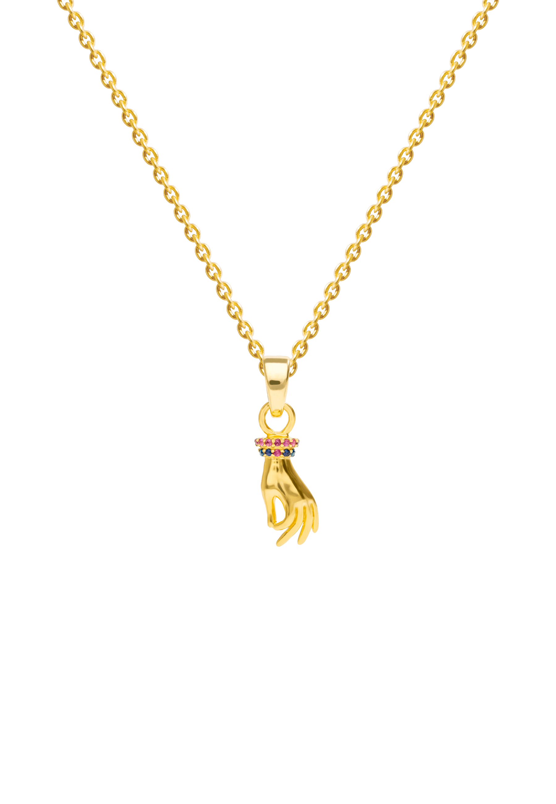 THE MUDRA HAND - Collier | Doré
