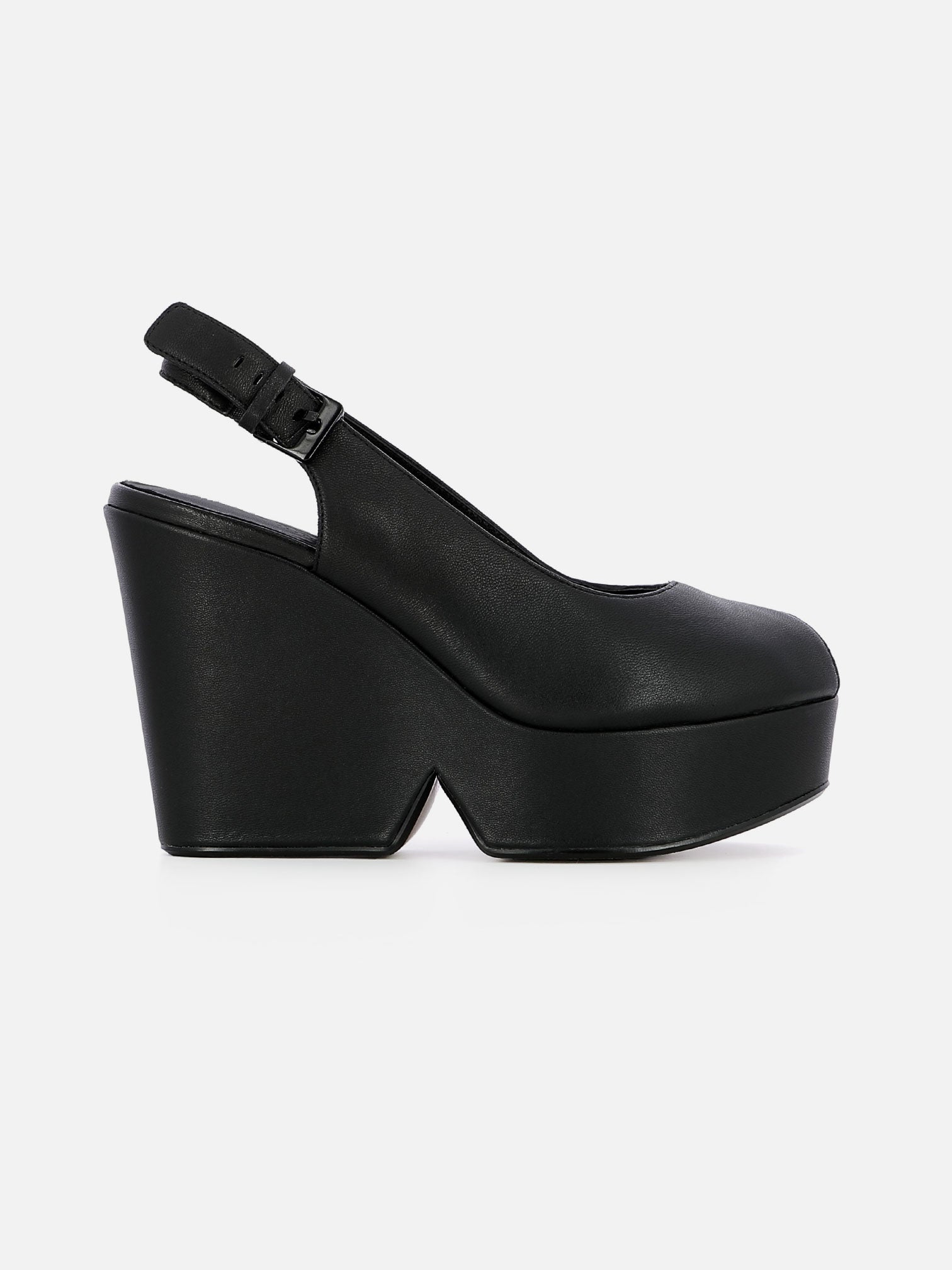 WEDGES - DYLAN wedges, lambskin black