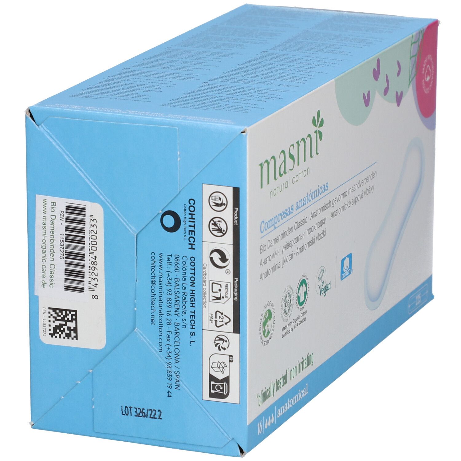 masmi Bio Damenbinden Classic