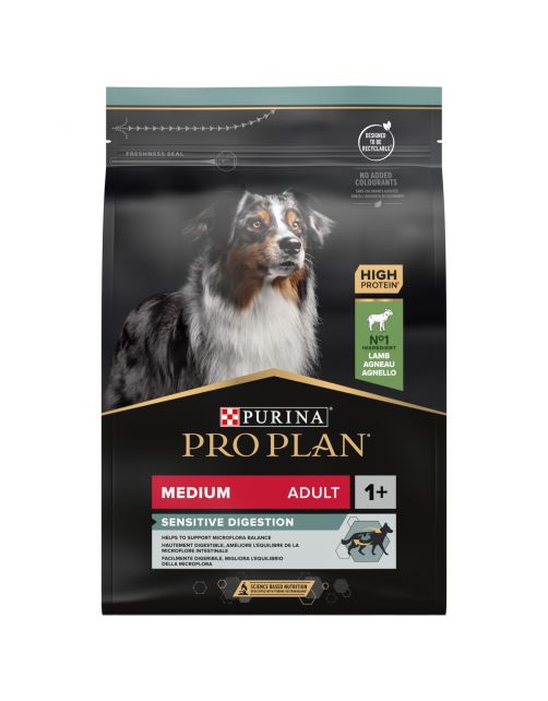 Pro Plan Dog Adult Medium Sensitive Digestion Lam - Hondenvoer