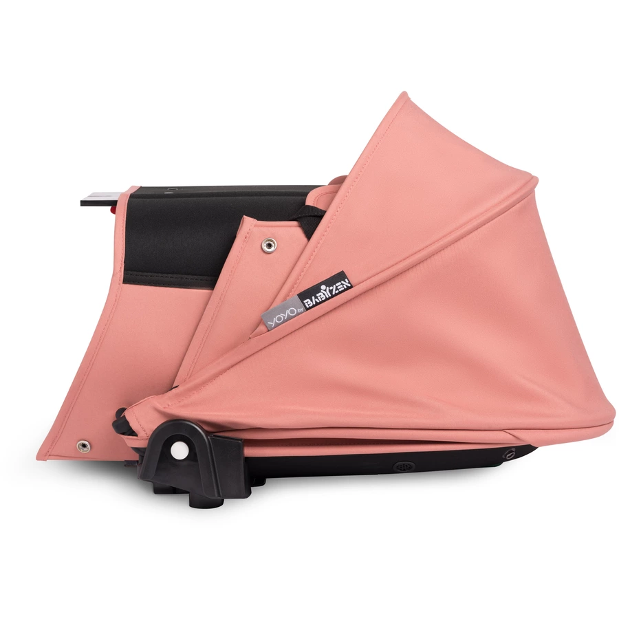 BABYZEN Kinderwagen YOYO2 0+ Black mit Liegewanne Ginger