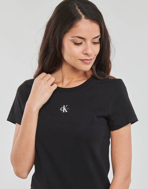 Calvin Klein Jeans - MICRO MONO LOGO SLIM - Noir