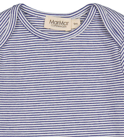 MarMar Body l/ä - Rib - Modal - Beine - Blue Stripe