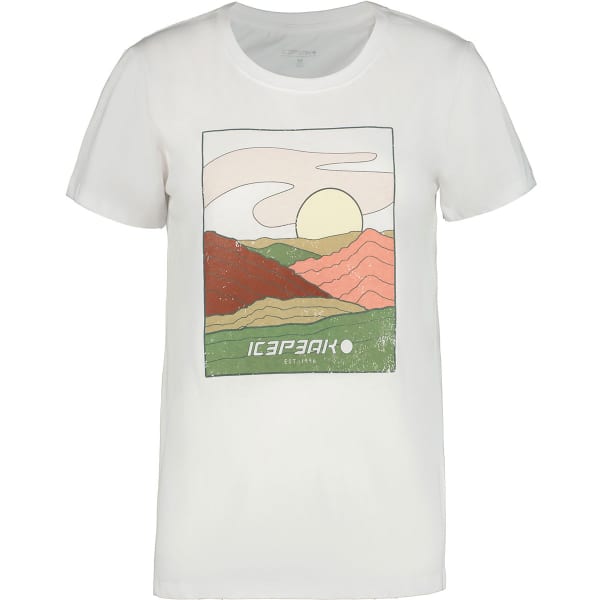 T-shirt randonnée ICEPEAK MEREDITH T-SHIRT W BLANC OPTIQUE