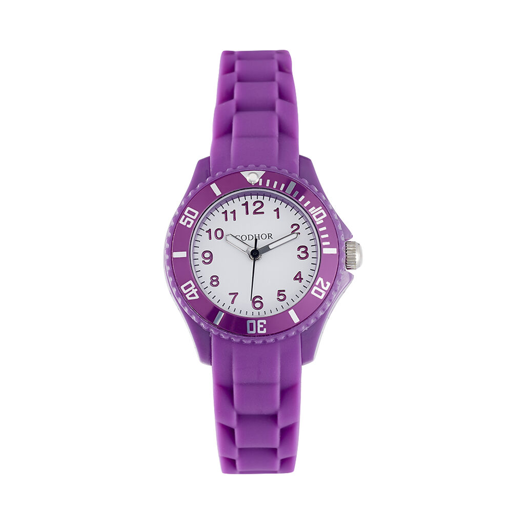Montre Codhor Kid Plastique Blanc