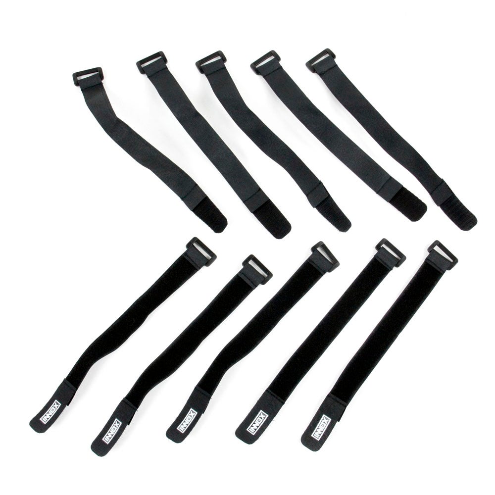 Innox Snap 27 kabelbinder met klittenband smal zwart (10 stuks)