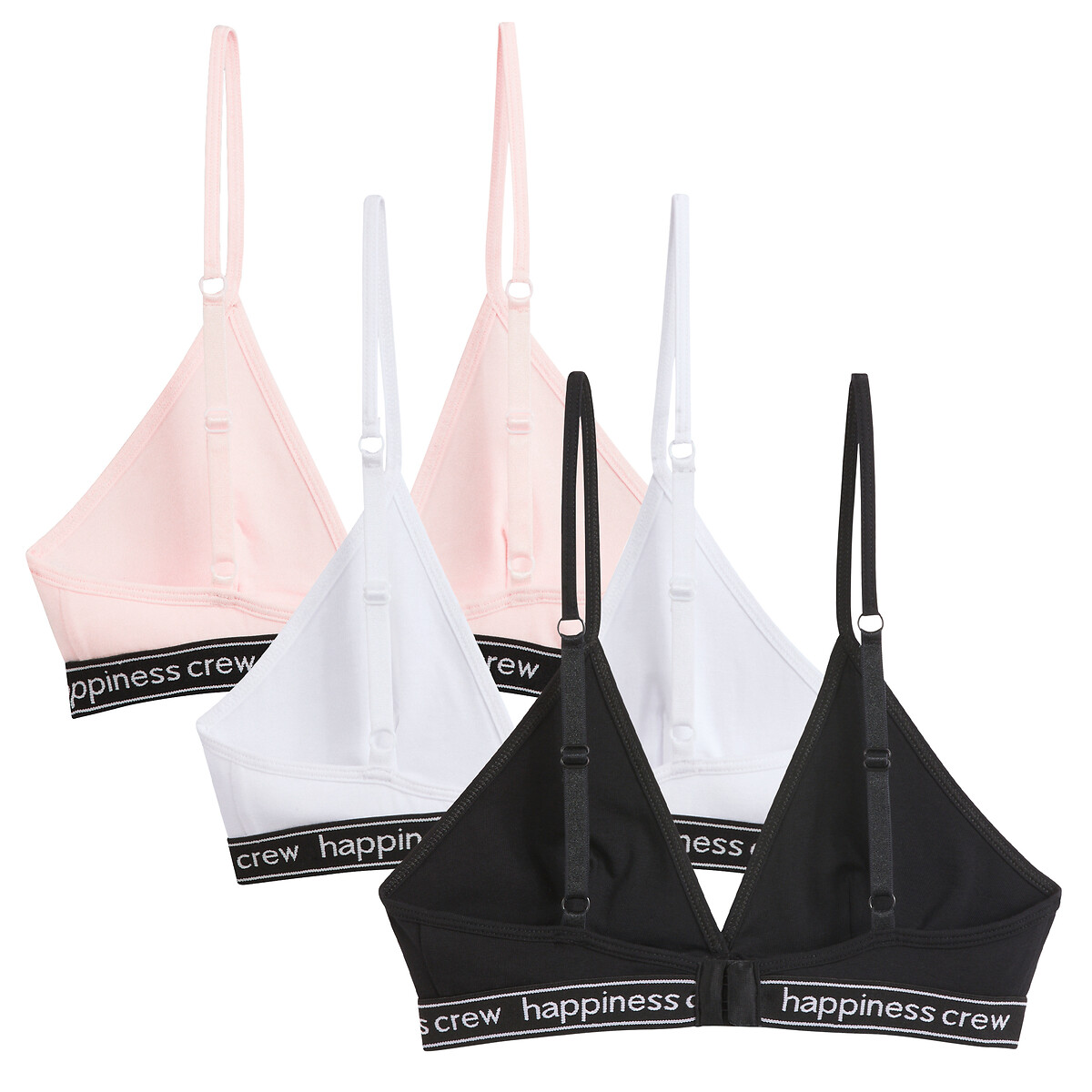 COLEÇÕES LA REDOUTE<br>Conjunto de 3 sutiãs triangulares