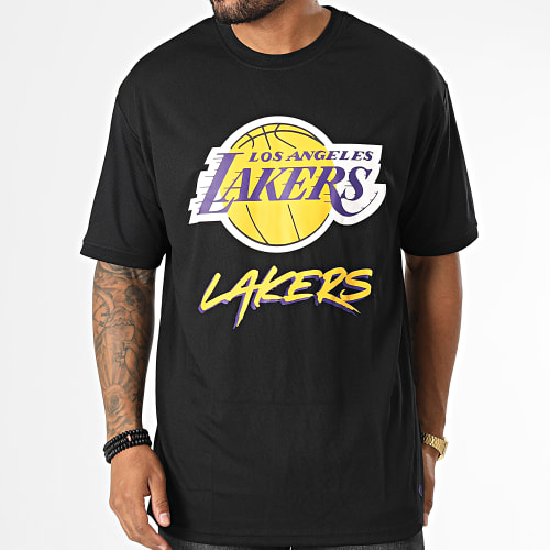 Tee Shirt Los Angeles Lakers Script Mesh 60284737 Noir
