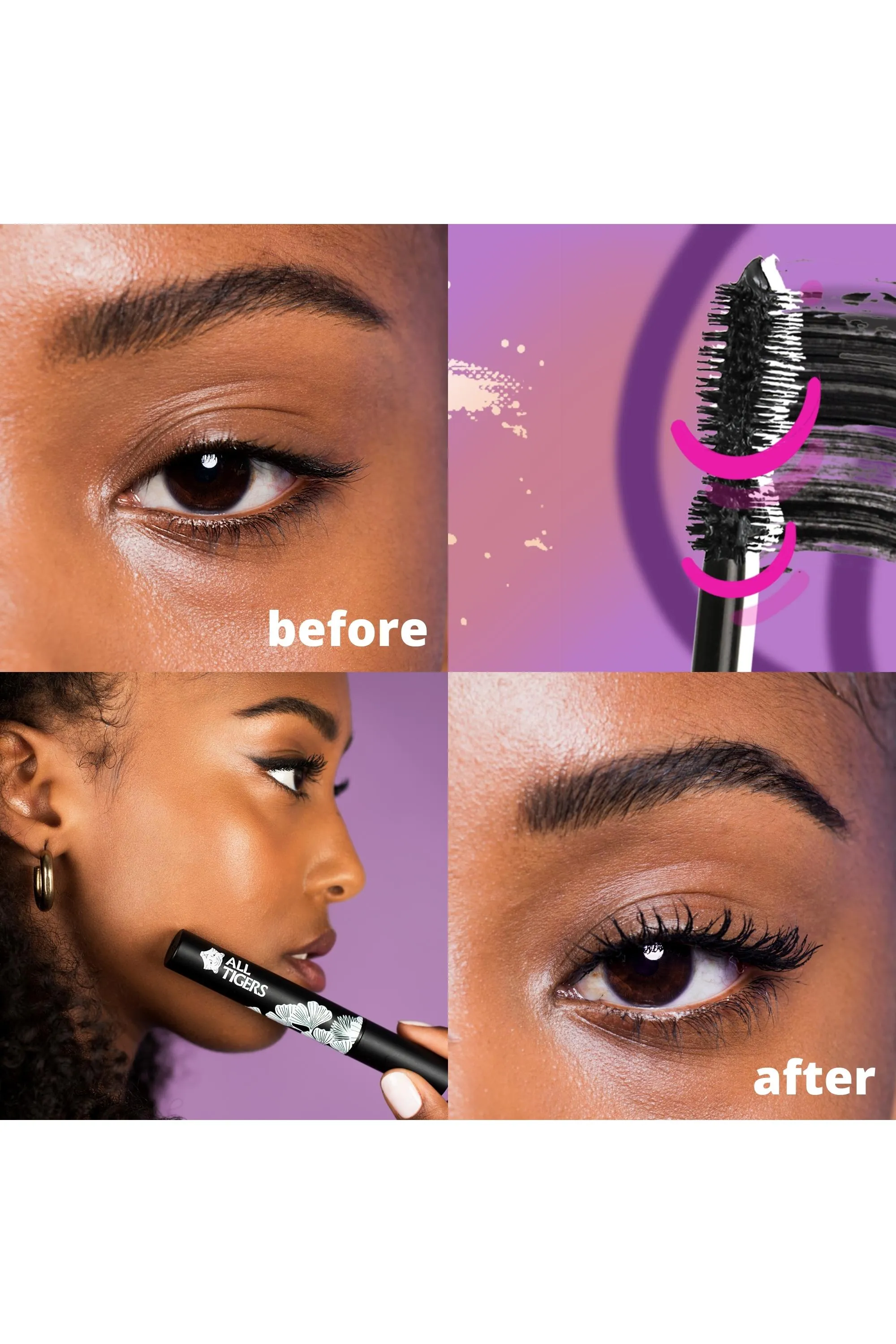 All Tigers Mascara noir Extra-Volume naturel & vegan-9 ml