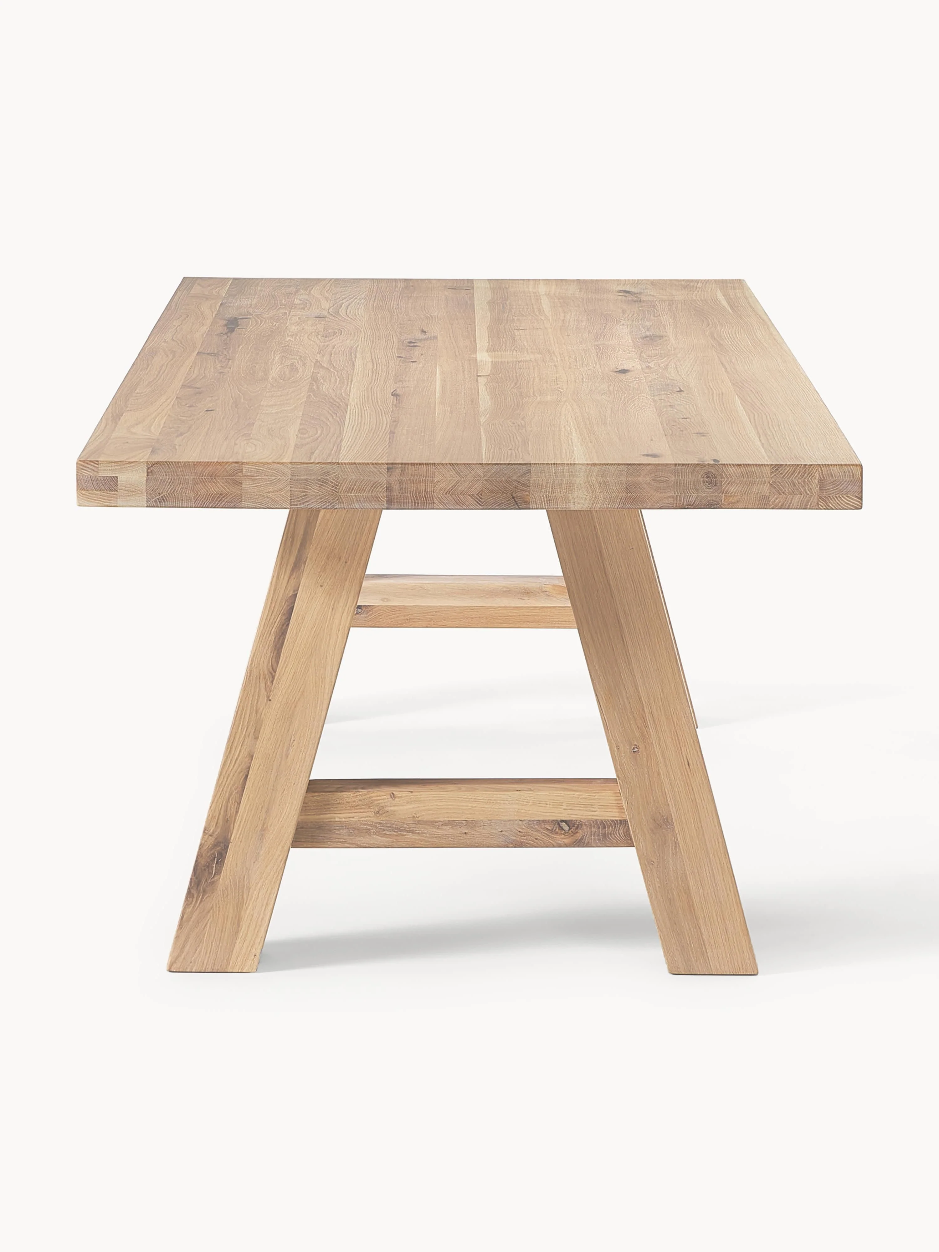 Eettafel Ashton van eikenhout, in verschillende formaten