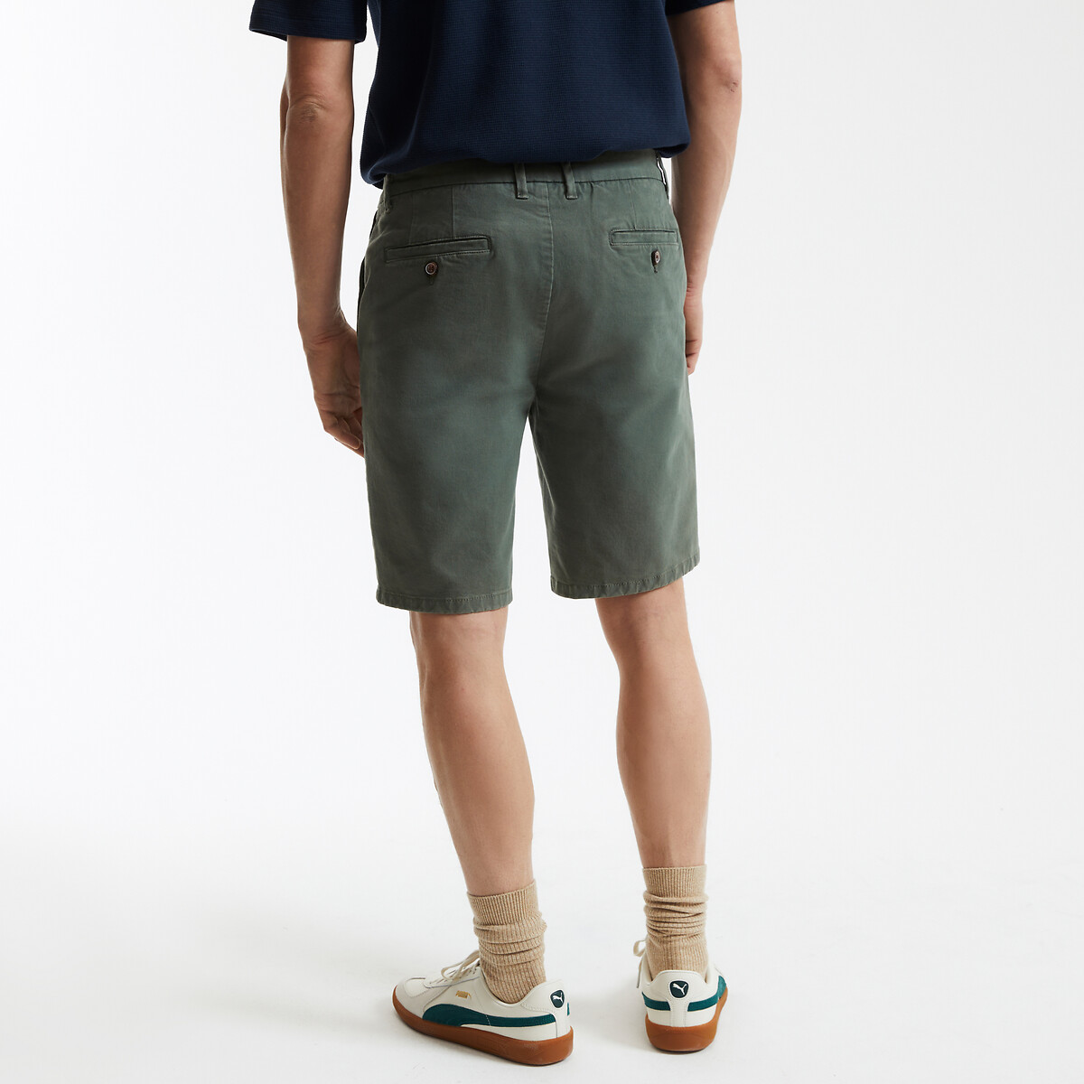 COLEÇÕES LA REDOUTE<br>Bermuda chino, Assinatura JONAS