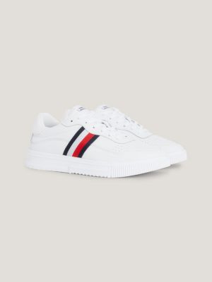 Tênis Signature Tape com cadarço e sola cupsole