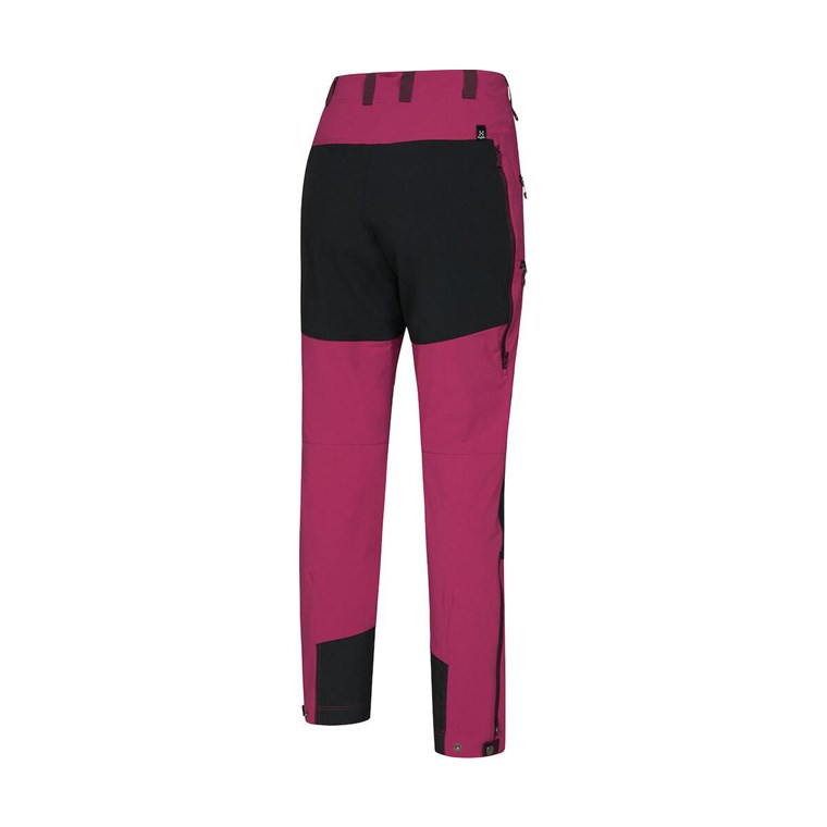 Haglöfs Rugged Standard Pants Women Deep Pink/True Black