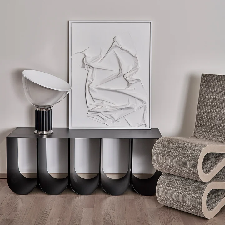 Studio Mykoda - SAHAVA Porca Miseria 1, 80 x 100 cm, weiss / Rahmen weiss