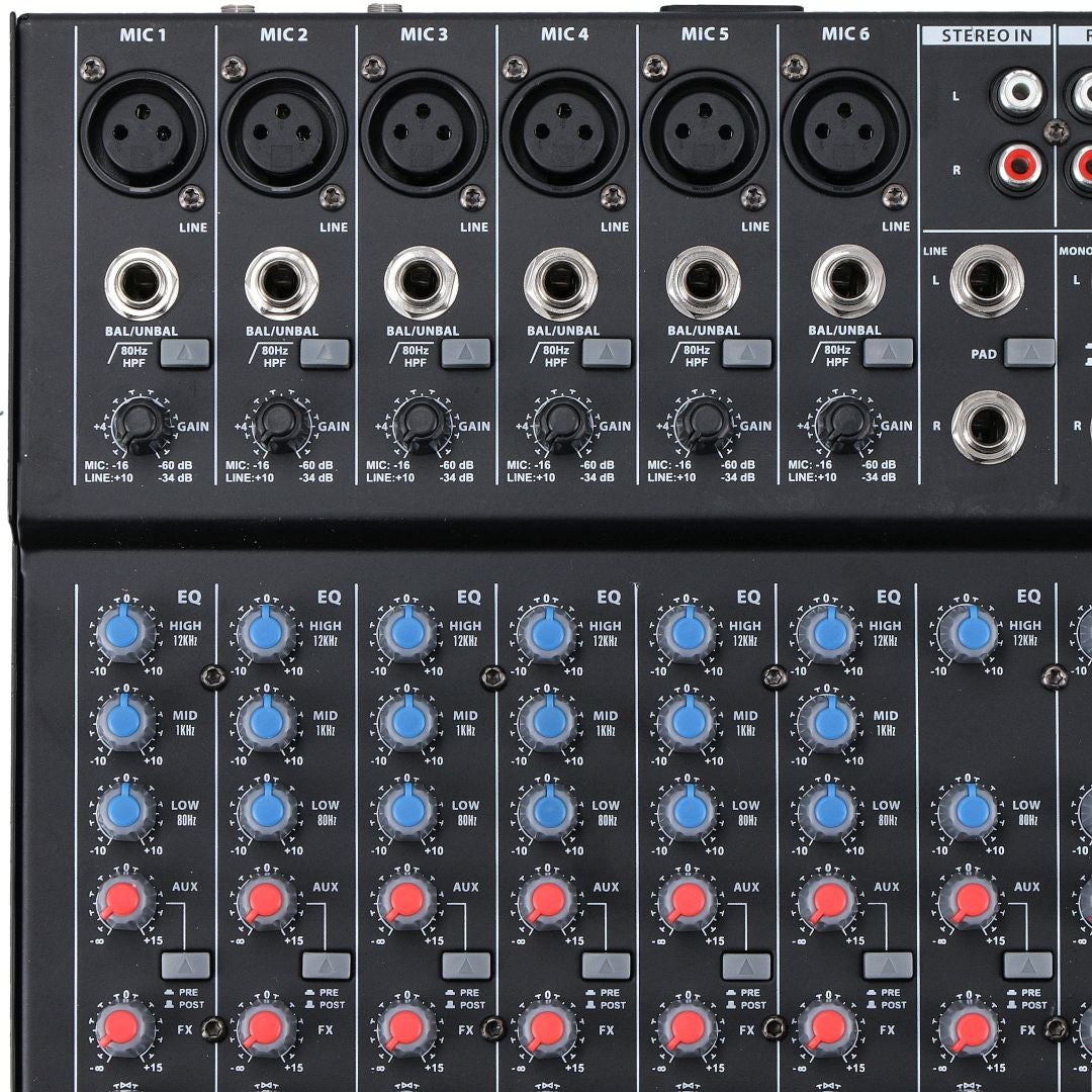 Devine MixDesk 1002FX-MP 10-kanaals mixer met FX en mediaspeler