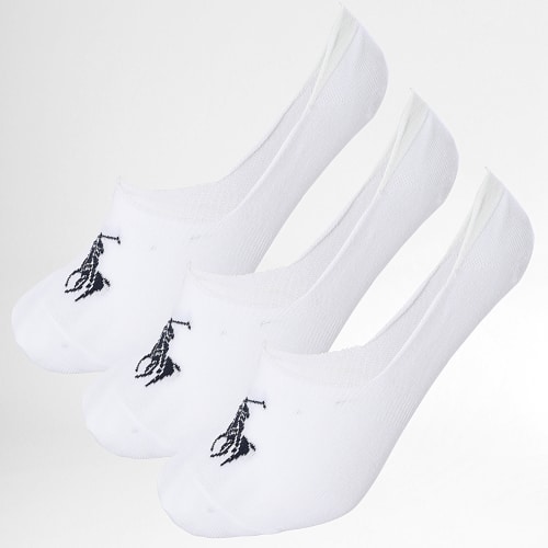 Lot De 3 Paires De Chaussettes Big Player Blanc