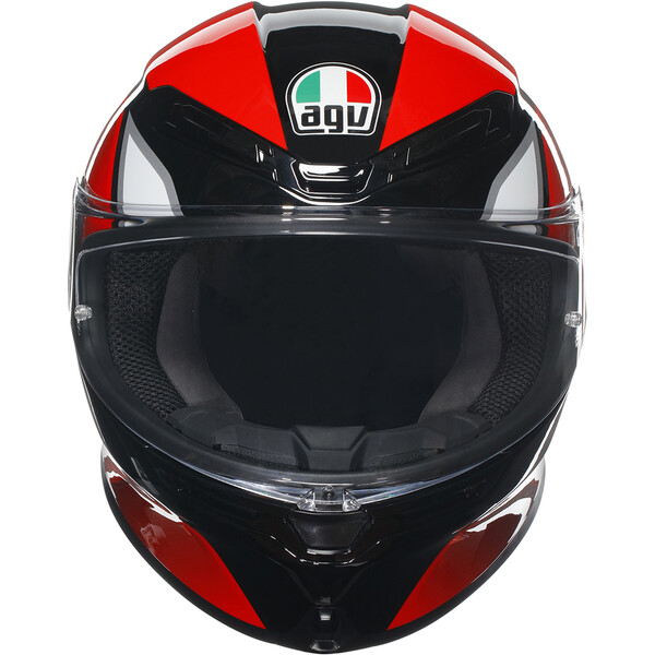 AGV - Casque K6 S Hyphen Rouge / Noir / Blanc