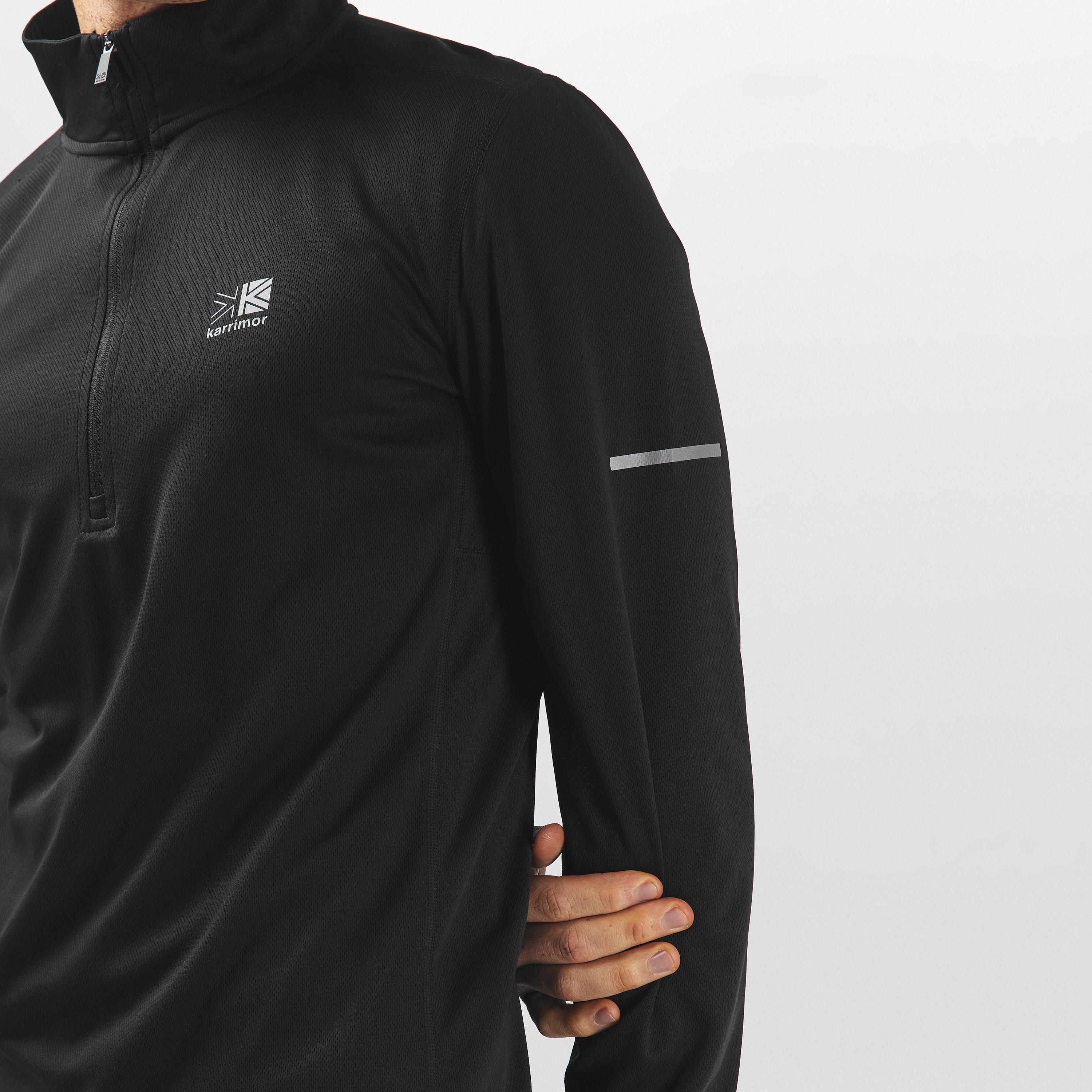 Karrimor Long SleevequarterZip Top Mens