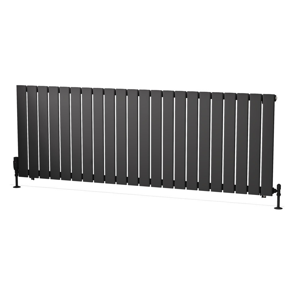 Eastbrook Warrington paneelradiator type 10 165x60cm 1455W antraciet