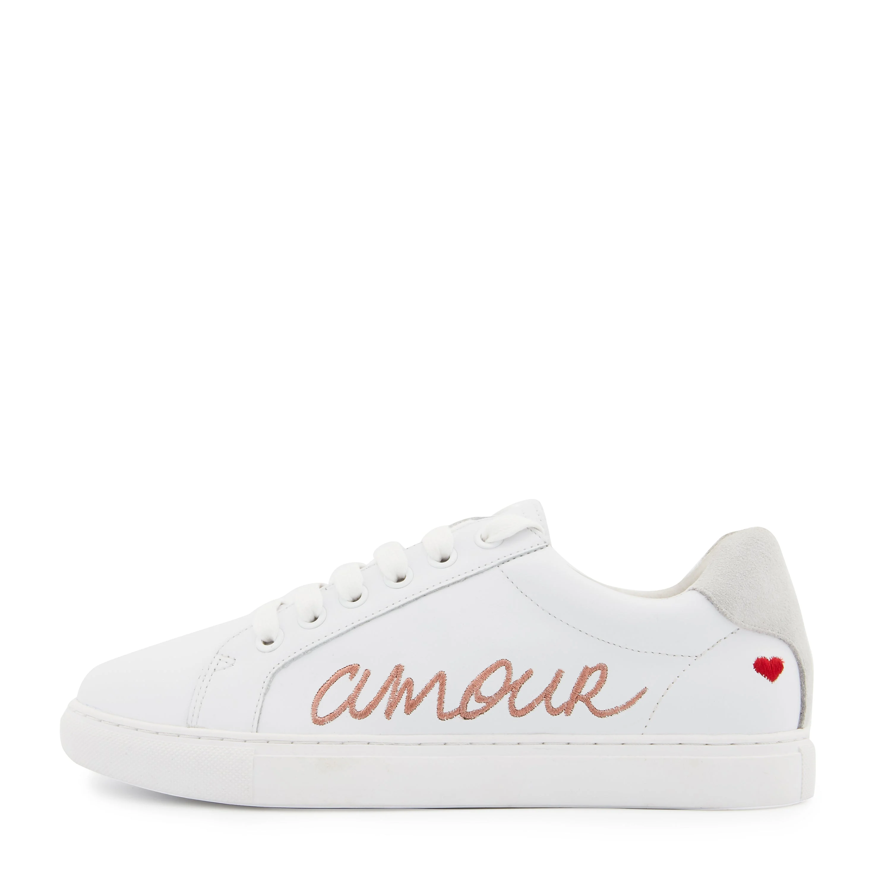 SIMONE AMOUR - Sneakers en cuir | Blanc