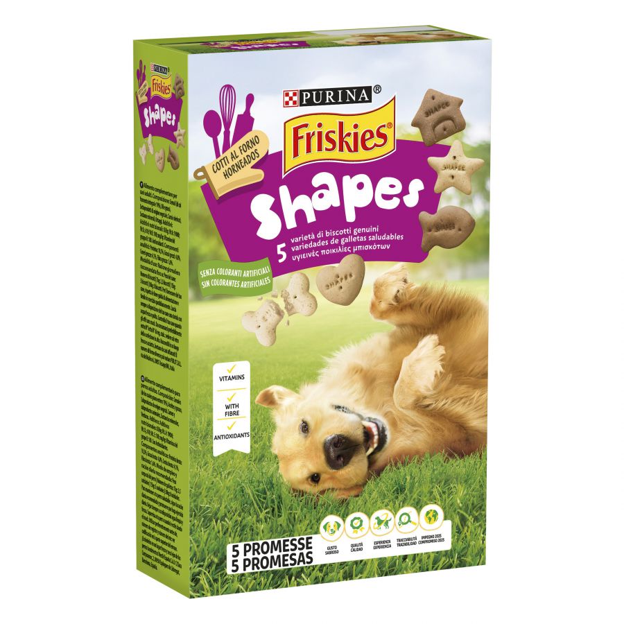 Biscoitos Friskies em Formato de Formas para Cães