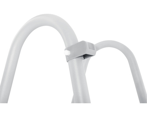 Bestway zwembadladder voor bovengrondse zwembaden, 3 treden, H 107 cm, grijs