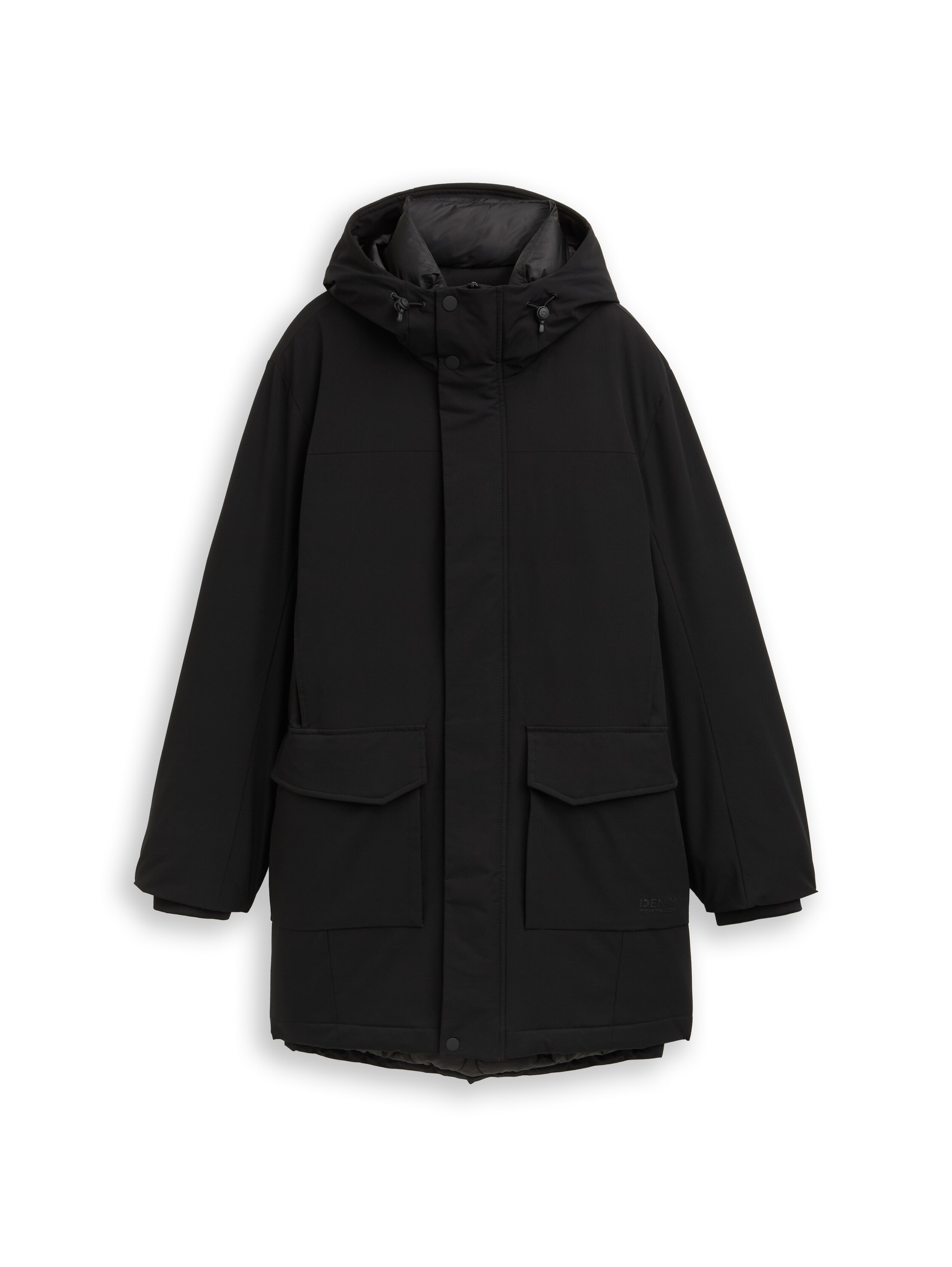 TOM TAILOR Denim Parka mit Kapuze mit wasserabweisender Funktion