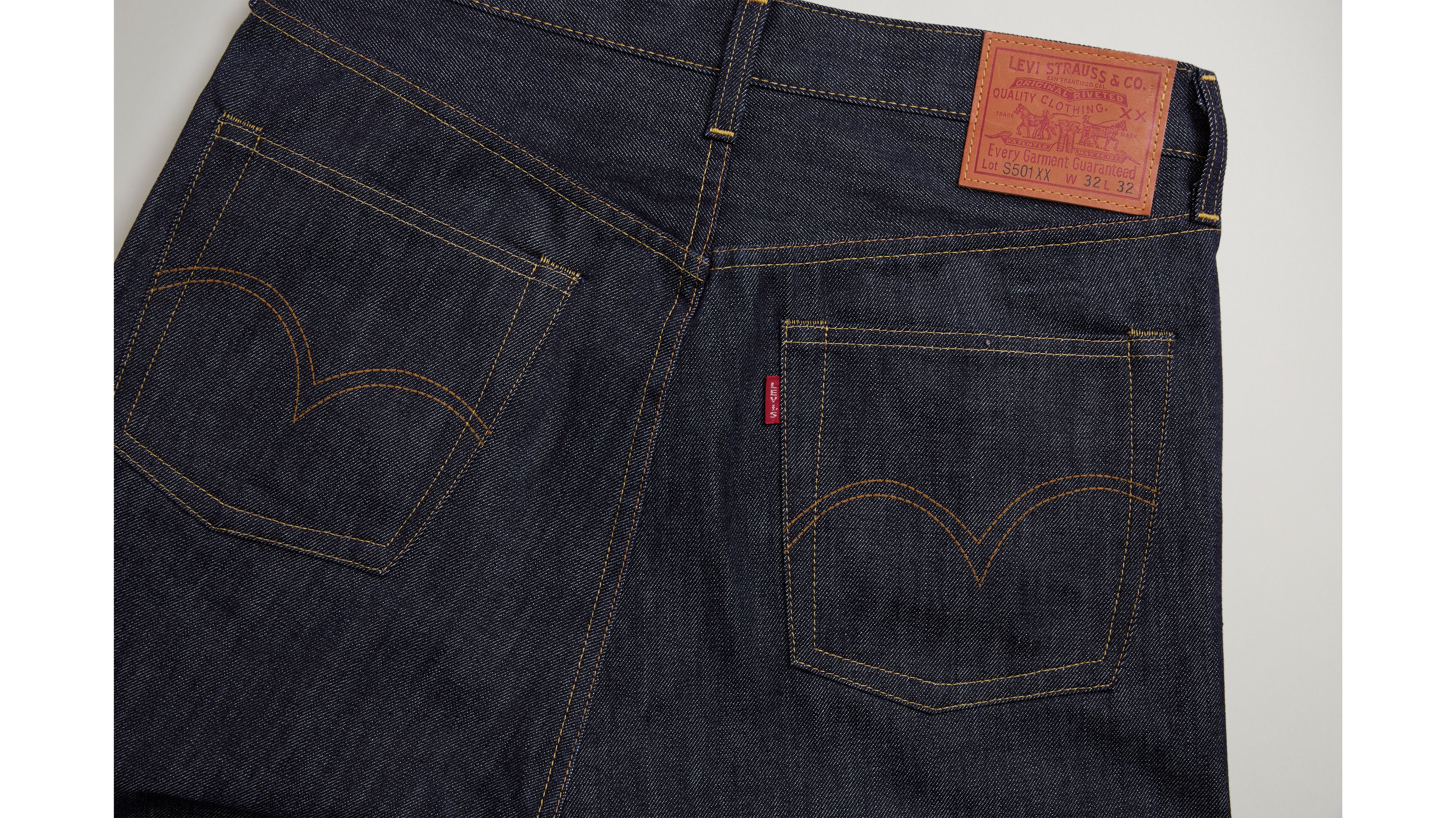 Jean 501® 1944 Levi's® Vintage Clothing - Dark Indigo Organic 1944 - Bleu