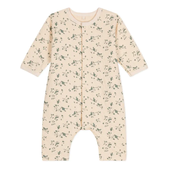Petit Bateau Combinaison Macro Tubique Matelassé | Beige