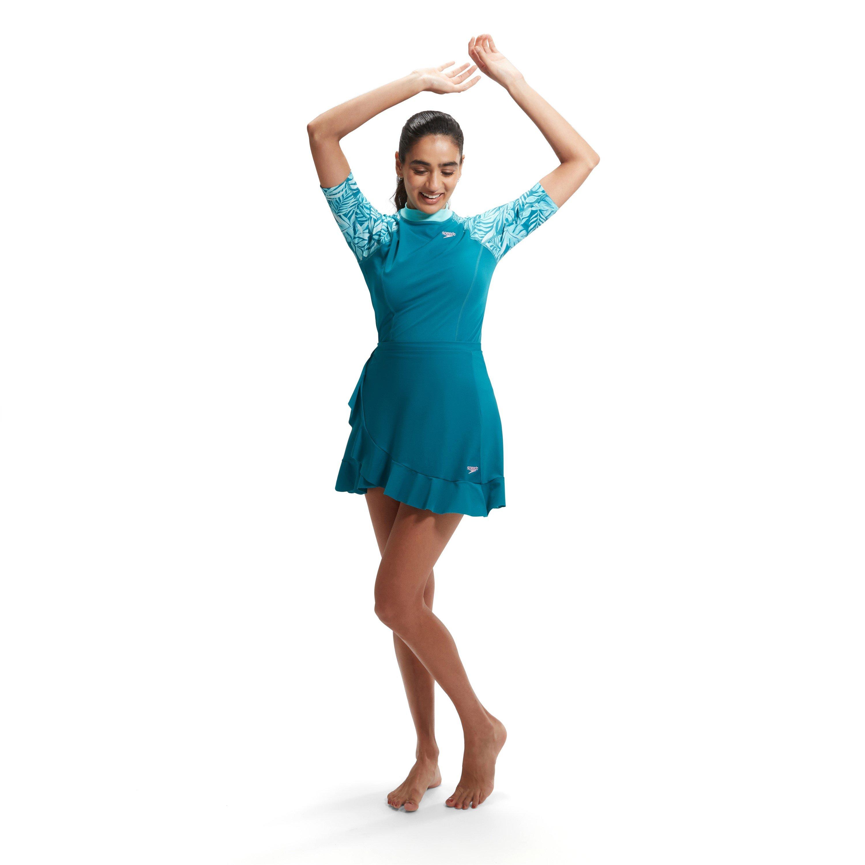 Speedo Wrap Skirt 1 Piece Womens