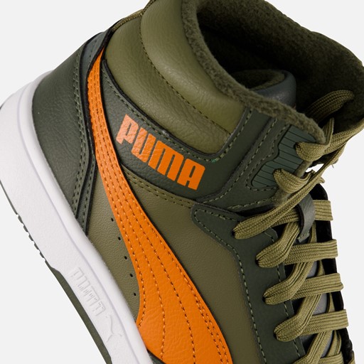 Puma Rebound v6 Mid Sneakers groen Synthetisch