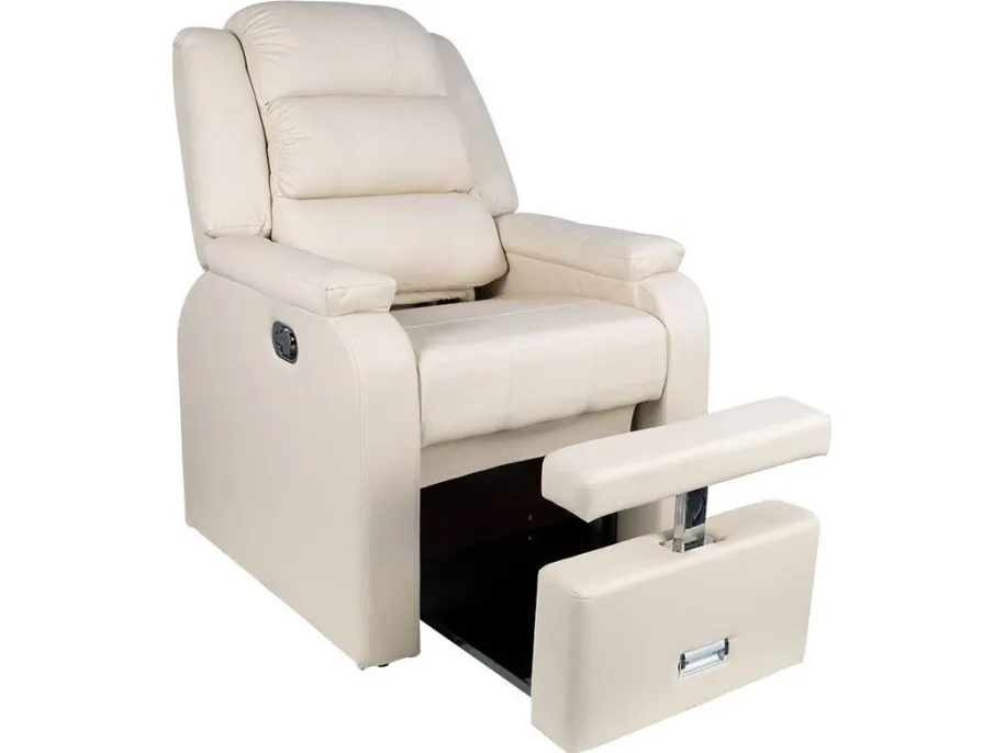 Activeshop Spa & Pedicure stol HILTON, creme