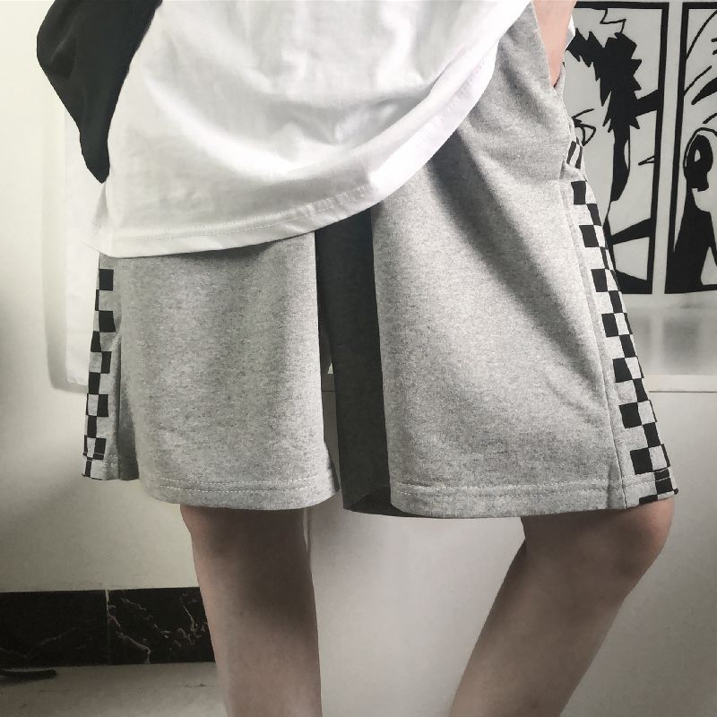 2DAWGS - Geruite shorts met wijde pijpen en trekkoord